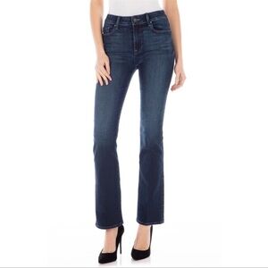 Fidelity denim high rise slim strait Cher Bali blue jeans